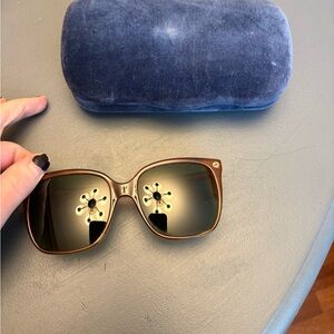 Gucci Brown Gradient Square Sunglasses for Women